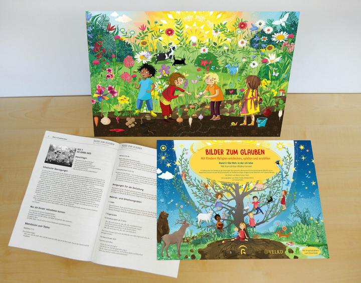 Produktbild Bilder zum Glauben. Mit Kindern Religion entdecken, spielen und erzählen (Deutsch, Susanne Menzke, Katechismusausschuss der VELKD, Angela Kunze-Beiküfner, Georg Raatz, Johannes Greifenstein, Betina Gotzen-Beek, Katharina Gorges, 2024)