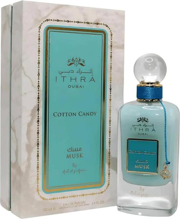 Lattafa Perfumes Ithra Dubai Musk Cotton Candy alcohol dentant (Eau de Parfum, 100 ml)
