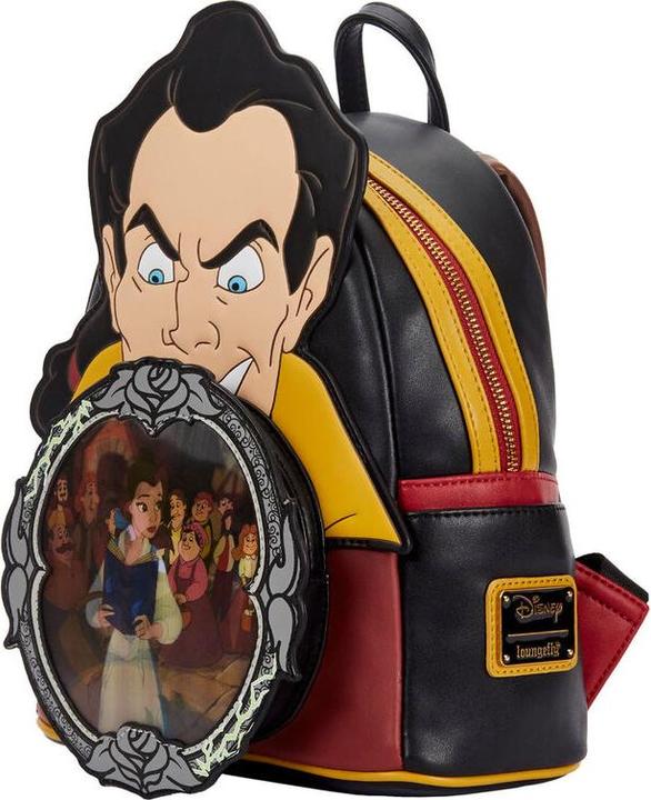 Loungefly Disney Beauty and the Beast Villains Gaston Scene Rucksack 26cm