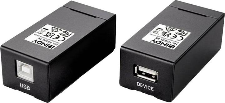 Produktbild Lindy 150m USB 2.0 Cat.6 Extender Zum Anschluss von USB 2.0 Geräten in grossen Entfernungen bis 150m