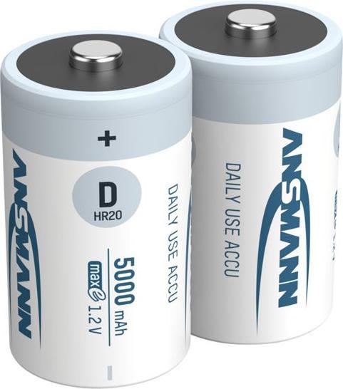 Produktbild Ansmann Mono D (2 Stk., D, 5000 mAh)