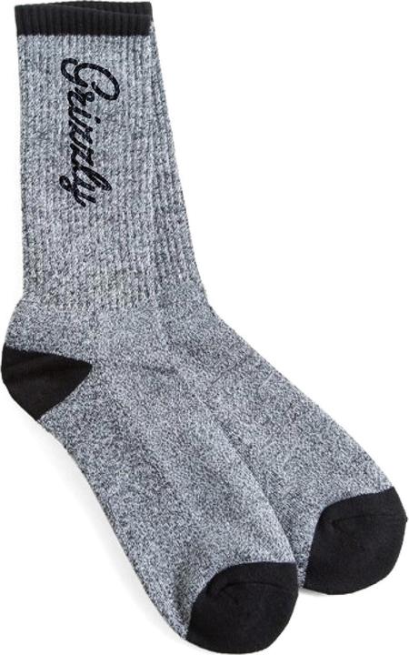 Actual product image Grizzly Script Crew Socks (Single pack, One size)