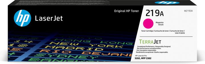 HP 219A Magenta Original LaserJet-Tonerkartusche, 1200 Seiten, Magenta, 1 Stück(e) (M)