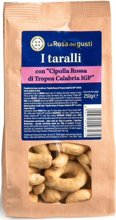 Produktbild Taralli mit Cipolla Rossa Calabria 250 g (250 g)