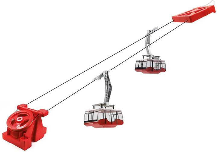 Pendelbahn 2 Gondel elektrisch rot 1:32