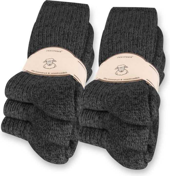 Actual product image Normani 6 pairs Norwegian Sheep Wool Socks (pack of 6, 43 - 46)