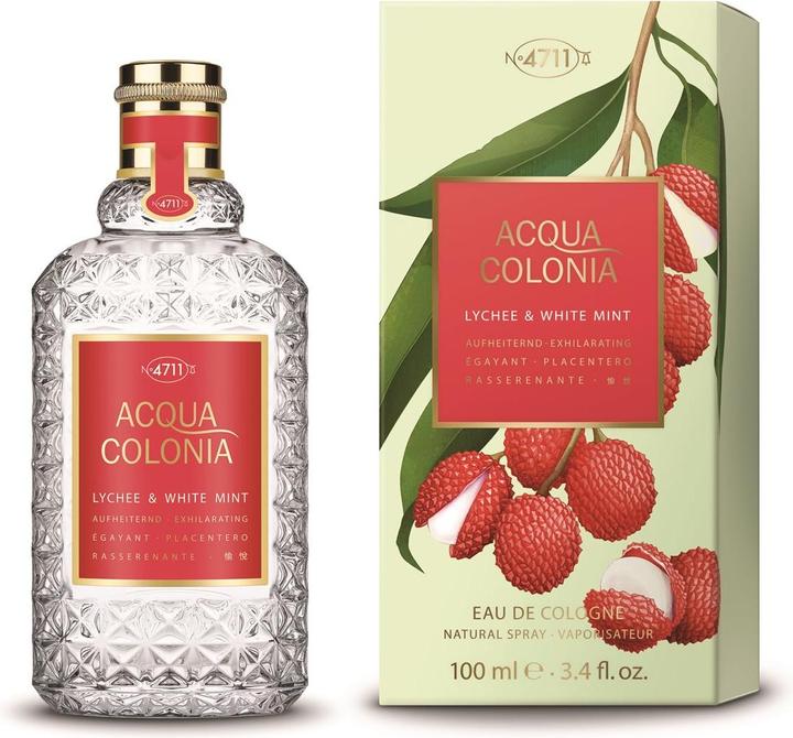 Actual product image Acqua Colonia 4711 4711 Acqua Colonia Eau de Cologne Lychee & White Mint 100 ml (Eau de cologne, 100 ml)