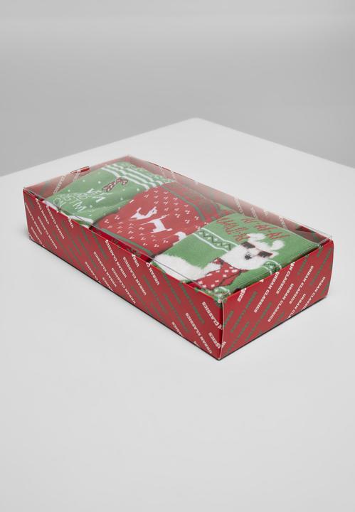 Actual product image Urban Classics Christmas Lama Socks 3-Pack (pack of 3, 39 - 42)