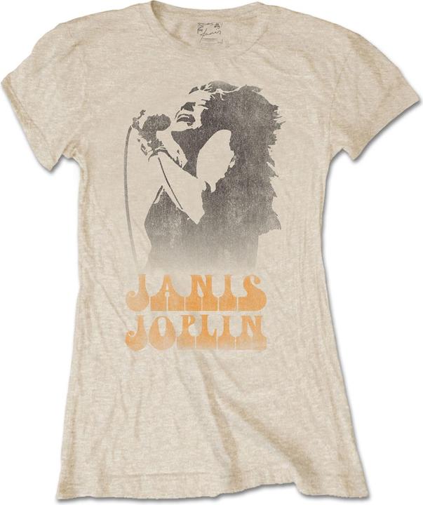 Actual product image Janis Joplin Working The Mic (Girlie) (M)