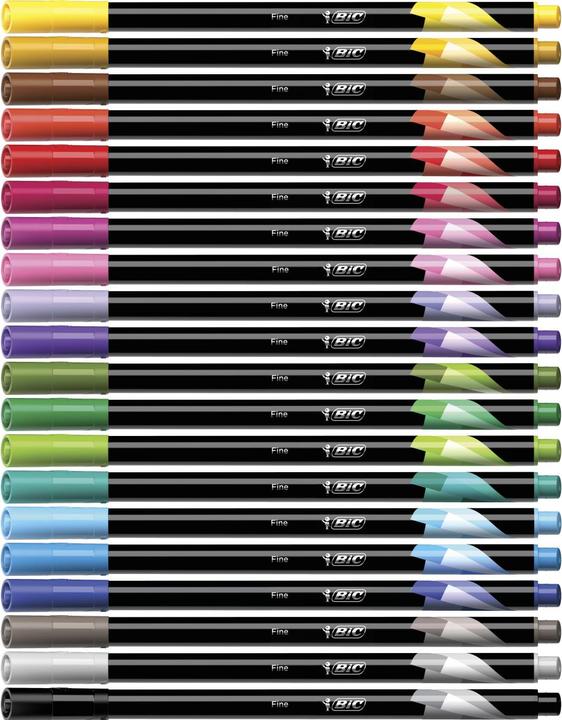 Produktbild Bic INTENSITY FINE - Feinschreiber (Mehrfarbig, 20 x)