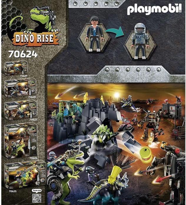 Image du produit Playmobil T-Rex : la bataille des géants (70624, Dinosaures Playmobil)