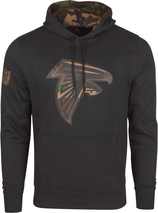 Actual product image New Era Fleece Hoody - NFL Atlanta Falcons noir / camo (S)