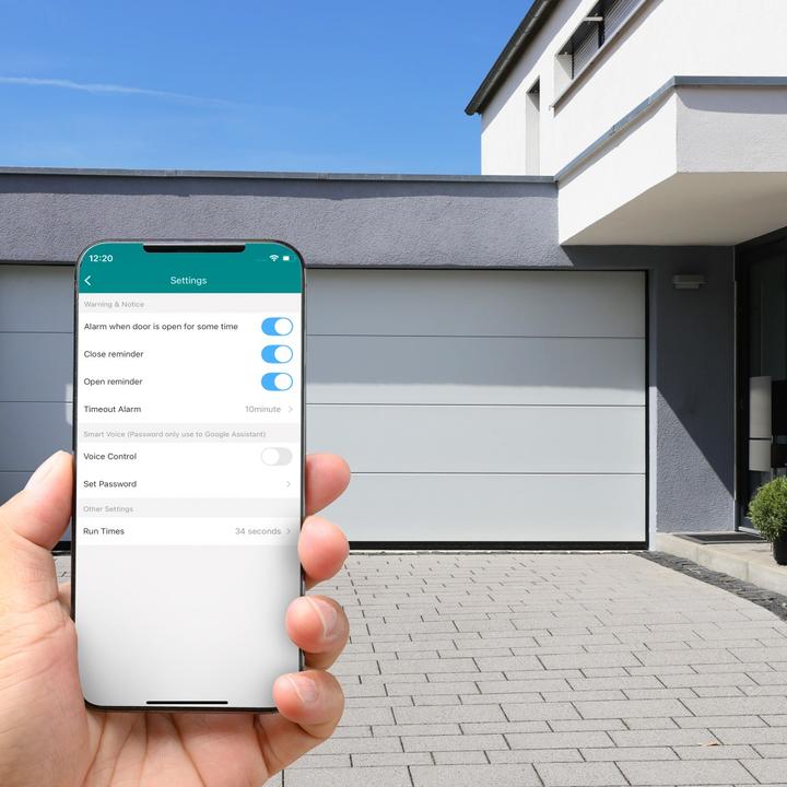 Produktbild Hama Smarte Garagentor-Steuerung, WLAN, mit Sensor, App/Sprachbefehl (Indoor)