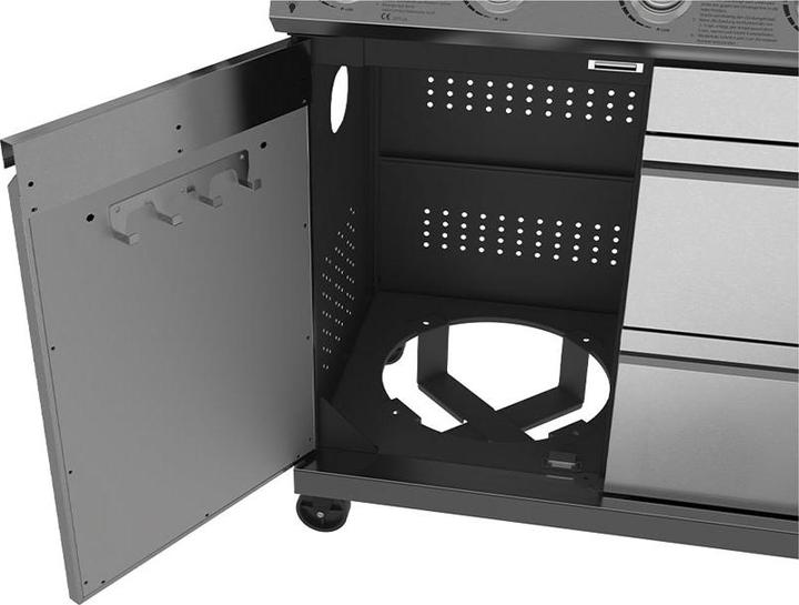 Produktbild Mr. Grill Gasgrill Expert 6 Brenner + Seitenbrenner Edelstahl (25 kW)