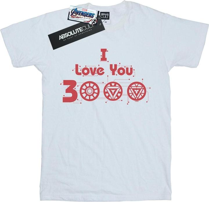 Avengers Endgame I Love You 3000 Circuits TShirt (XL)