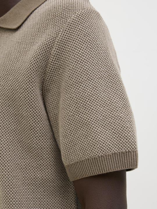 Actual product image Jack & Jones Jprcceaston Knit Split Neck Ss Sn (M)