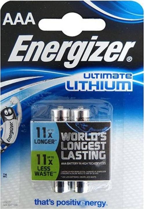 Actual product image Energizer Ultimate Lithium (2 pcs., AAA, 1150 mAh)