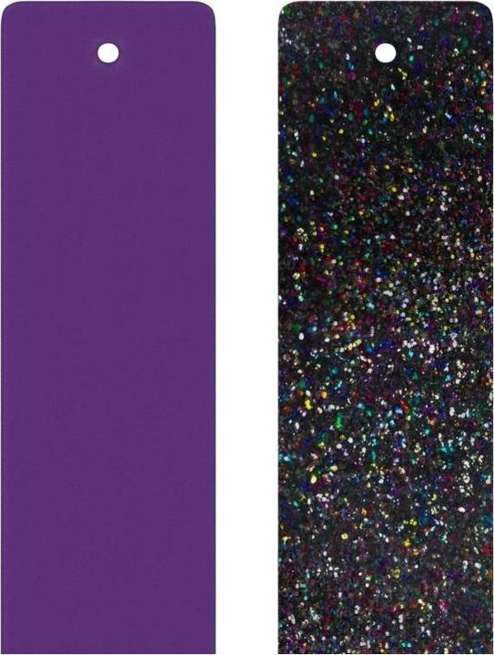 Les Georgettes VIOLET/Paillettes Vibrantes (Leder)