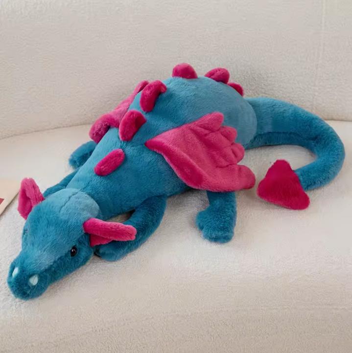 Tinisu Schlafender Drache Kuscheltier - 30 cm Plüschtier weiches Stofftier (30 cm)