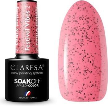 Produktbild Activeshop Festival Vibes UV-Nagellack 5ml Claresa - 2er-Pack (Orange, Farblack)