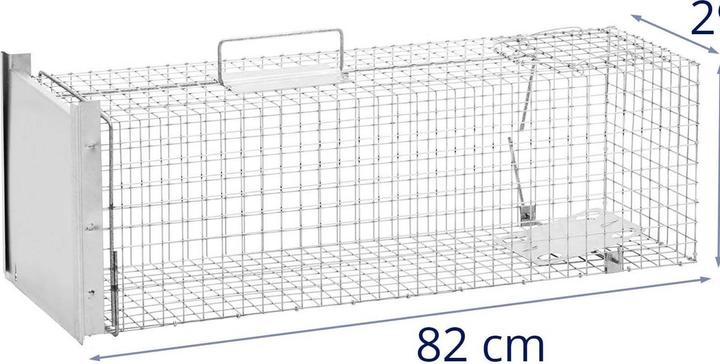 Produktbild Wiesenfield Lebendfalle Kastenfalle Mäusefalle Rattenfalle Marderfalle 82 x 29.5 x 29 cm