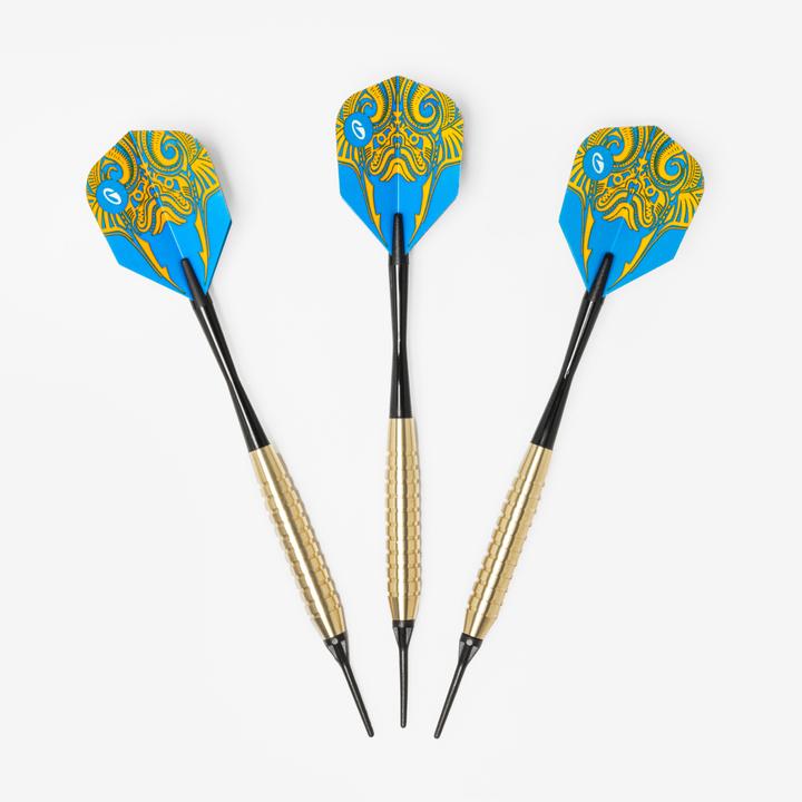 Canaveral Dartpfeile S500 Softdart 3 Pfeile Kunststoffspitzen (98 g)