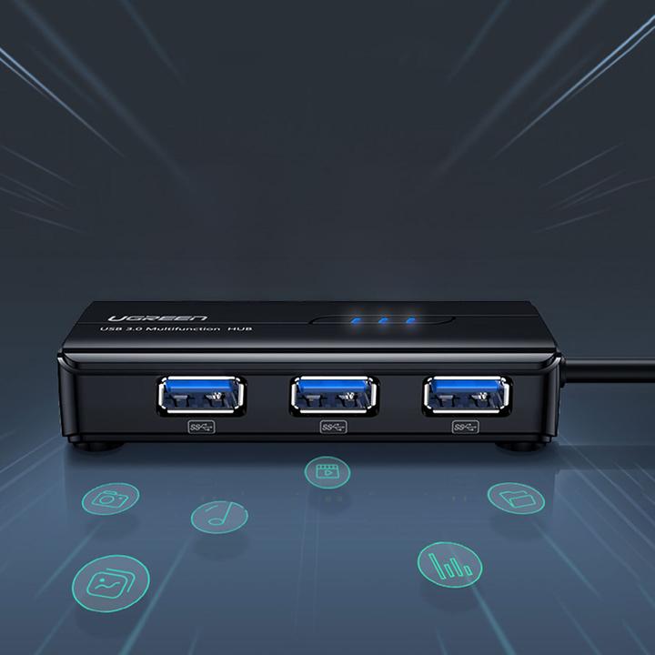 Image du produit Ugreen USB 3.0 Hub (USB-A, 4 Ports)
