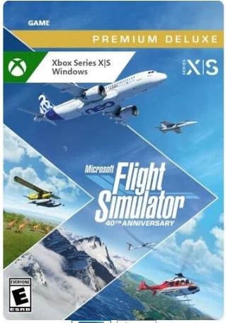 Actual product image Microsoft Flight Simulator: 40th Anniversary - Premium Deluxe Edition (PC, Xbox Series X, Xbox Series S)