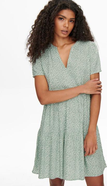 Produktbild Only V-Ausschnitt Kleid mit kurzen Ärmeln (L)