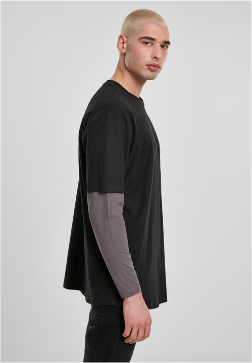 Actual product image Urban Classics Oversized Shaped Double Layer LS Tee (XL)