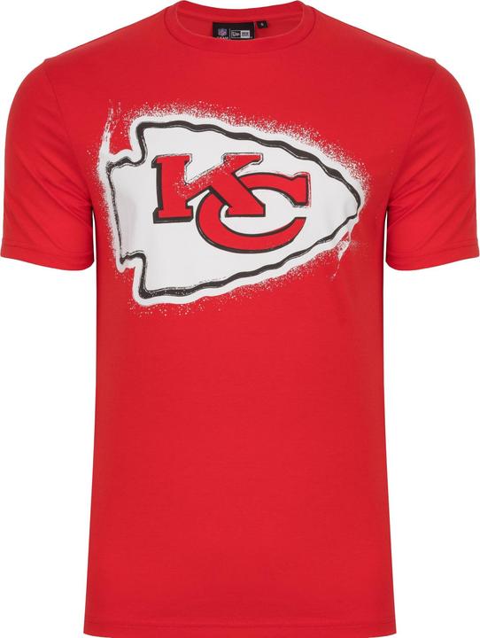 New Era NFL Shirt - SPRAY Kansas City Chiefs rot - XXL (XXL)