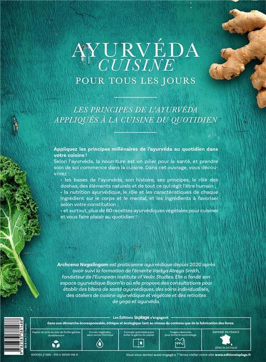 Produktbild Ayurvéda cuisine pour tous les jours (Französisch, Nagalingam Archcena, 2023)