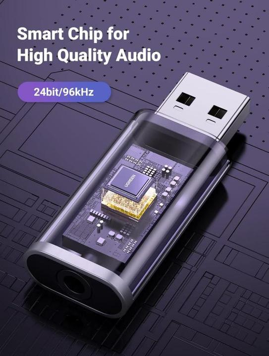 Produktbild Ugreen USB 2.0 auf Audio Adapter USB Soundkarte Stick (USB)