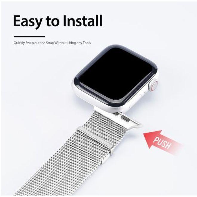 Image du produit Dux Ducis Bracelet de remplacement en acier inoxydable Milanese Series (40 mm, 38 mm, 41 mm, Acier inoxydable)