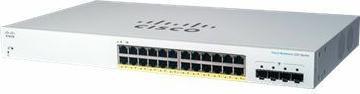 Produktbild Cisco CBS220 SMART 24-PORT GE POE 4X1G SFP REMANUFACTURED (28 Ports)