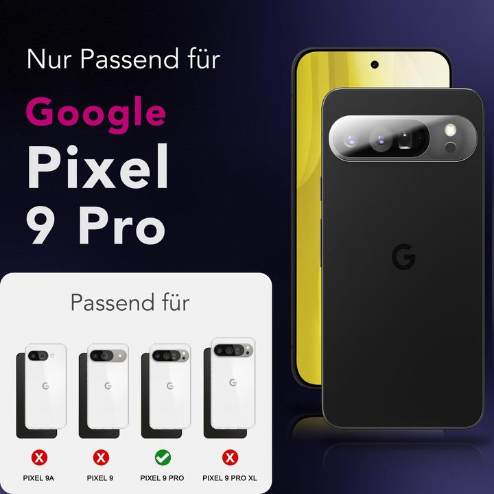 Produktbild Nalia Focus.X2 MAX - Kamera Schutzglas Objektiv Abdeckung Hüllen-kompatibel - Camera Protection Glass (1 Stück, Google Pixel 9 Pro)