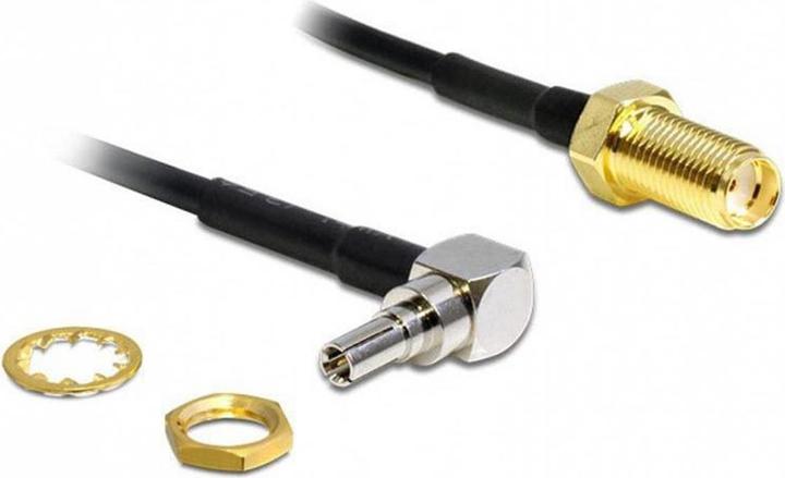 Produktbild Delock Pigtail Coax Kabel: SMA-Buchse-CRC9-Stecker (Antennenkabel)