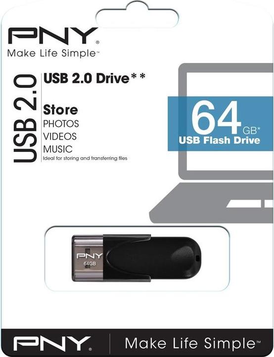 Actual product image PNY Attaché 4 (64 GB, USB-A)