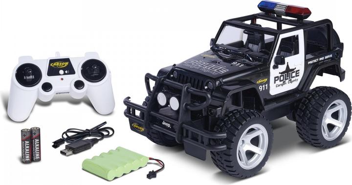 Image du produit Carson 1:12 Jeep Wrangler Police 2.4G 100% RTR (RTR Prêt à fonctionner)