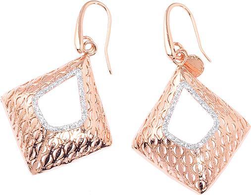 Ottaviani Bronze earrings with glitter