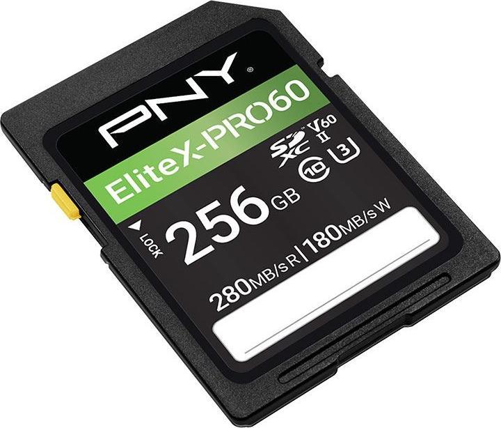 Produktbild PNY Elite X-Pro 60 (256 GB, SDXC, U3, UHS-II)