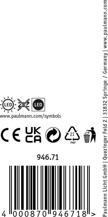 Image du produit Paulmann Luminaires (450 lm, IP67)