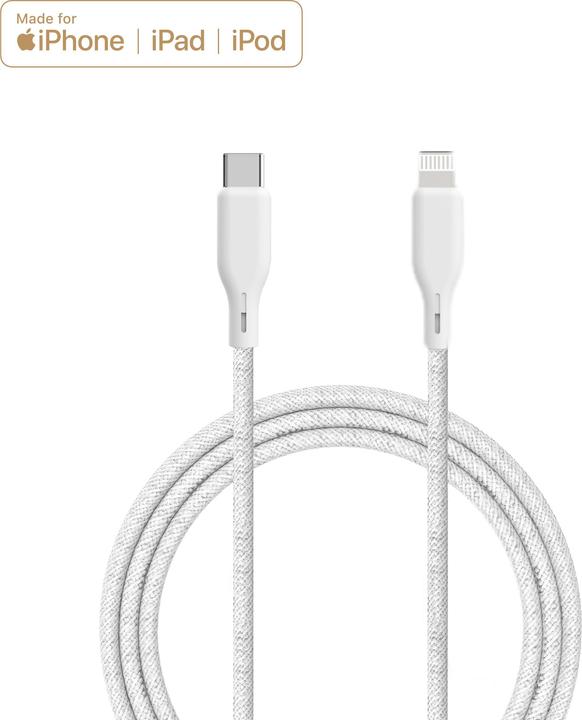 Upström UPSTRM Cable MFI Lightning to USBC 2.5m (2.50 m, 27 W)
