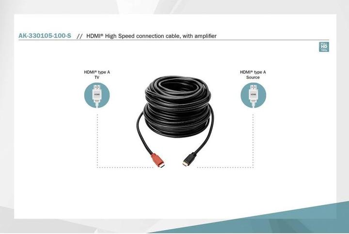 Produktbild Digitus HDMI (Typ A) — HDMI (Typ A) (10 m, HDMI)