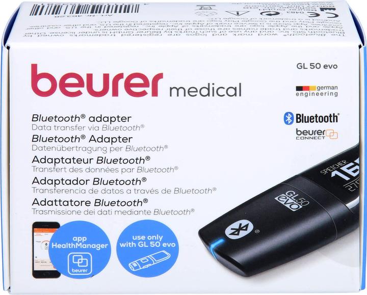 Beurer Bluetooth Adapter für Blutzuckermessgerät GL 50 evo (Blutzuckermessgerät)