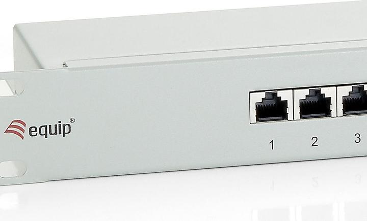 Produktbild equip 19" Patchpanel: 24 Port, 1HE, grau