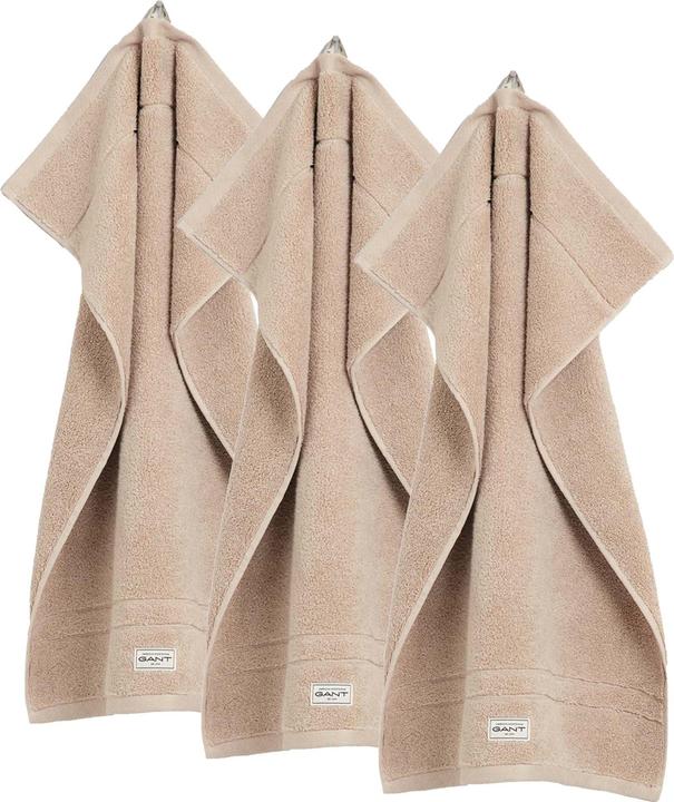 GANT PREMIUM TOWEL 30X50 - 3-PACK (30 x 50 cm)