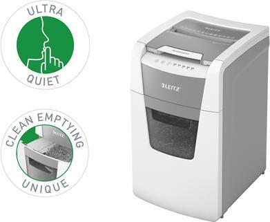 Produktbild Leitz Aktenvernichter IQ Autofeed Office 150 Mikroschnitt 2 x 15 mm 44 l Blattanzahl (max.): Sicherheit (Microschnitt)