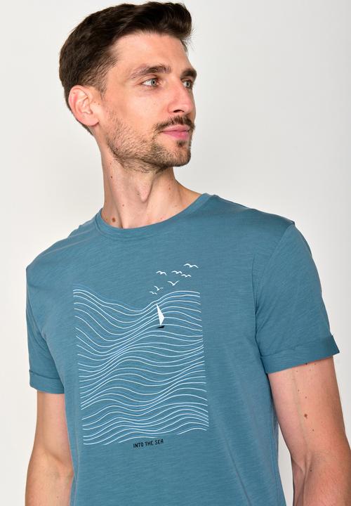 Actual product image Greenbomb Nature Sea Vibes Roll T-Shirt (XXL)