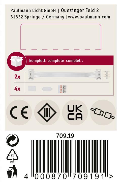 Produktbild Paulmann MaxLED Connector